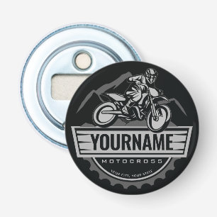 Décapsuleur Motocross personnalisée Rider Dirt Bike Hill Raci