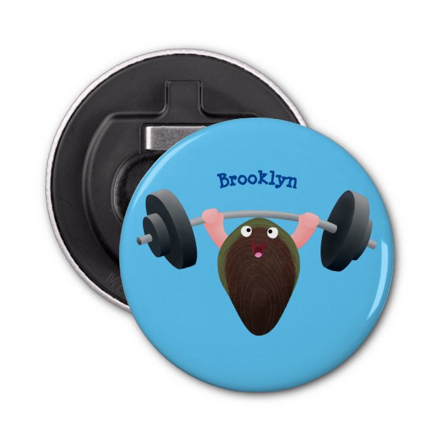 Décapsuleur Moule amusante travaillant sur l'illustration de d (Devant)