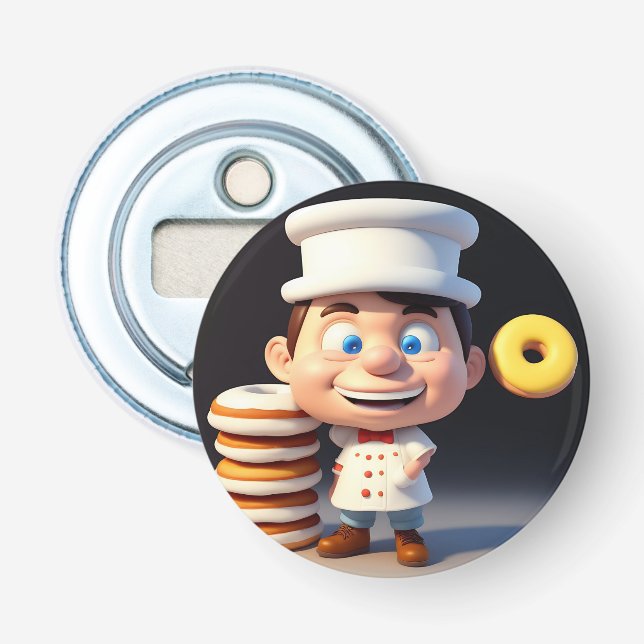 Décapsuleur Ne Touchez Pas Mes Donuts, Ouvrage De Bouteille (Devant)