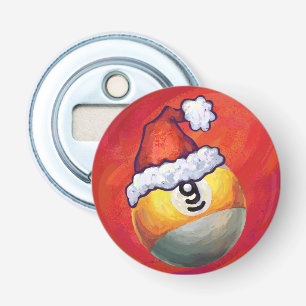 Décapsuleur Neuf boule à Santa Hat sur Rouge