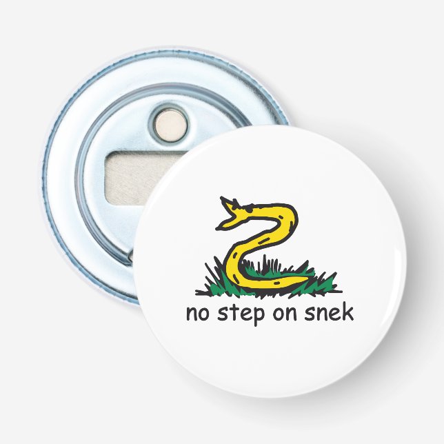 Décapsuleur No step on snek memes (Devant)