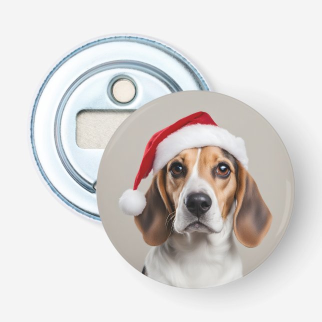 Décapsuleur Noël beagle (Devant)