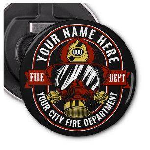 Décapsuleur NOM DE LA Personnaliser Secourt d'incendie du masq