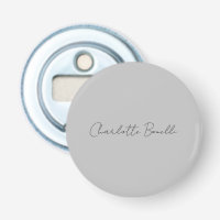 Nom de script manuscrit minimaliste Gris