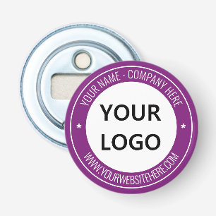 Décapsuleur Nom du logo de l'entreprise Website Bottle Opener