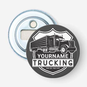 Décapsuleur NOM personnalisé Camions Big Rig Semi Trucker