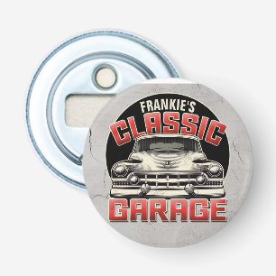 Décapsuleur NOM Personnalisé Classic Car Garage Custom Shop
