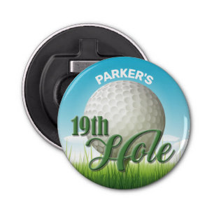 Décapsuleur NOM Personnalisé Golfer Golf Pro Ball 19th Hole