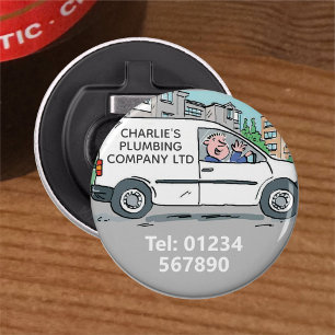 Décapsuleur Nom sur la camionnette de l'entreprise. Cadeaux po