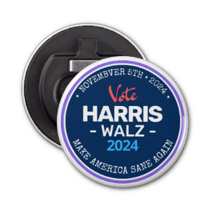 Décapsuleur Notre Make America Sane again Harris Walz 2024
