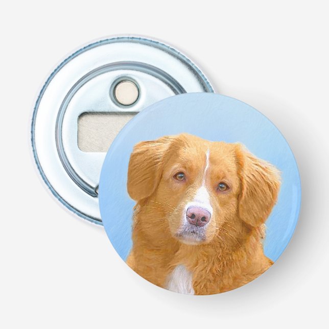Décapsuleur Nouvelle-Écosse Peinture de chien pour l'essayeur  (Devant)