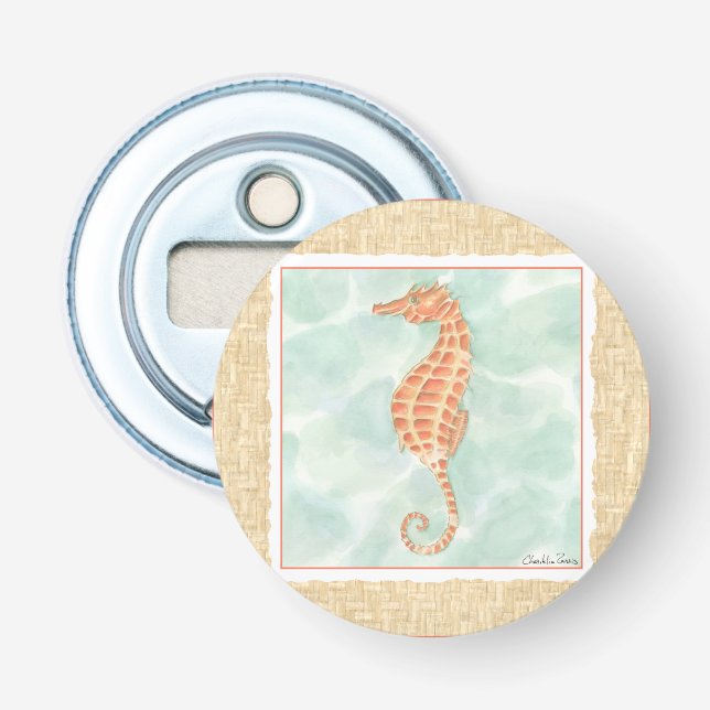Décapsuleur Ocean Orange Seahorse (Devant)
