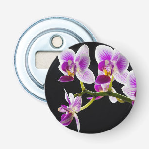 Décapsuleur Orchidée blanche et violette