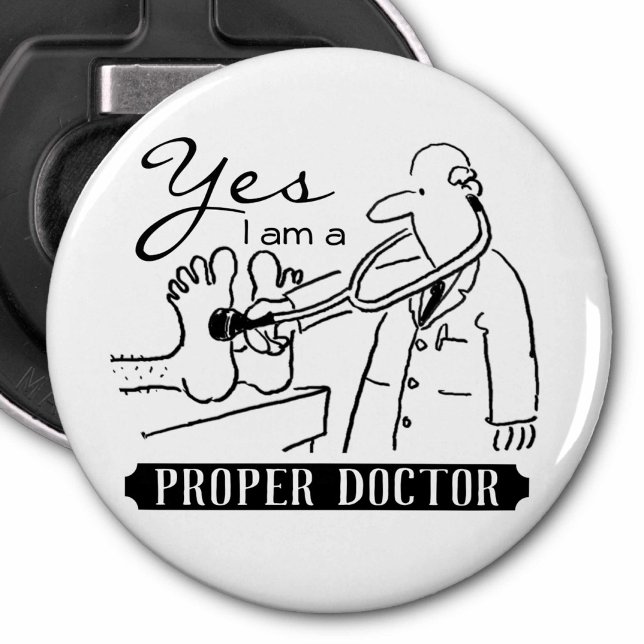 Décapsuleur Oui, je suis un vrai docteur. (Créateur téléchargé)