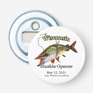 Décapsuleur Ouvert sur le lac/la date Wisconsin Muskie