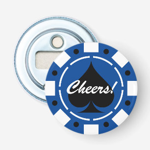 Décapsuleur Ouverture de bouteille de jeton de casino de poker