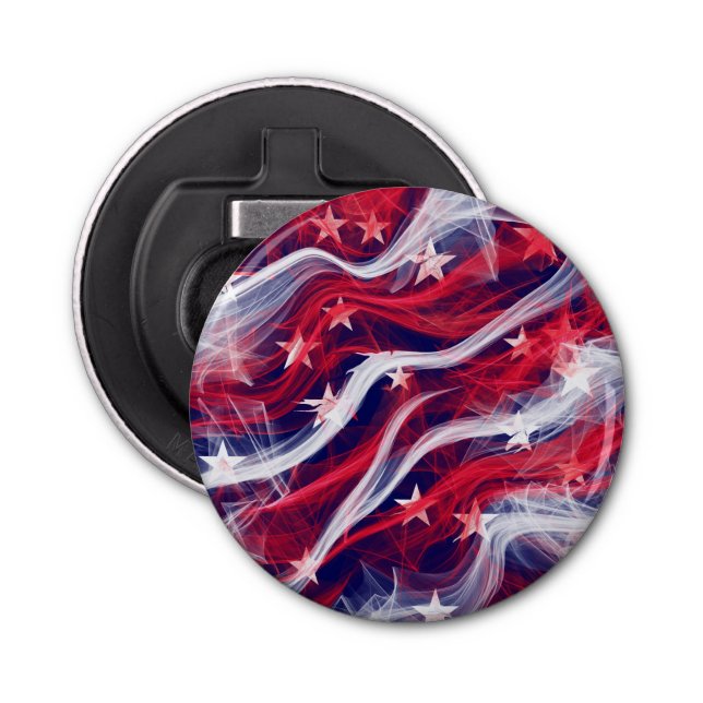 Décapsuleur Ouverture de bouteille de poche de drapeau américa (Devant)