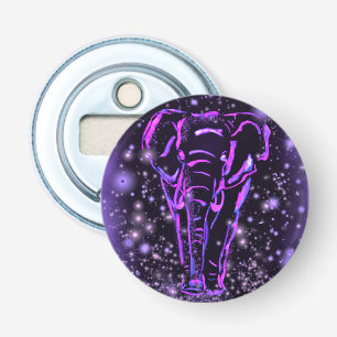 Décapsuleur Ouverture de bouteille d'éléphant violet