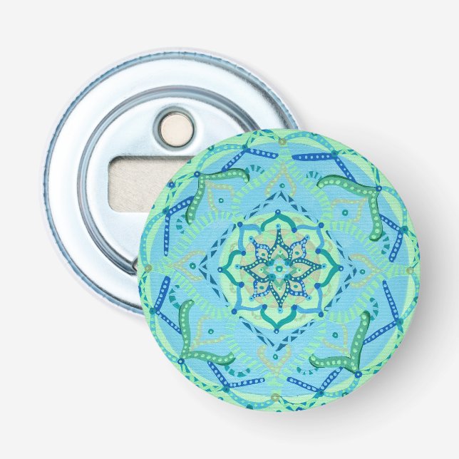 Décapsuleur Ouverture de bouteille Mandala (Devant)