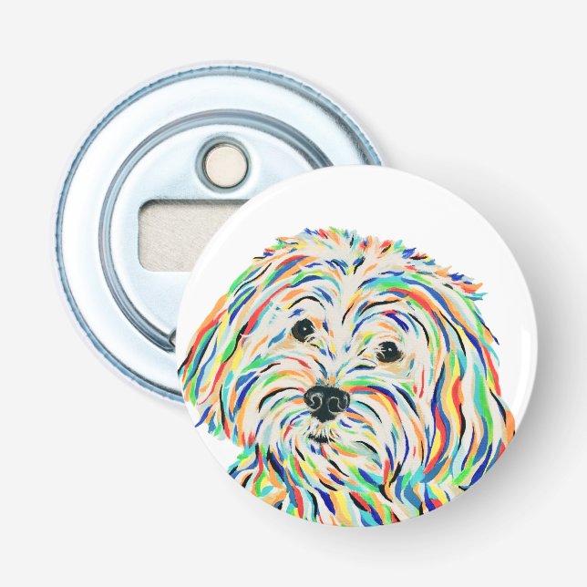 Décapsuleur Ouverture de la bouteille de chien de Maltipoo (Devant)