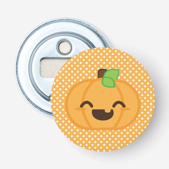 Décapsuleur Ouverture de la bouteille de Citrouille Kawaii Jac (Devant)