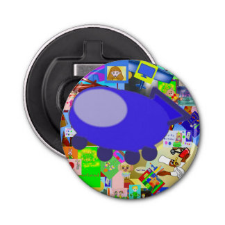 Décapsuleur Ouverture de la bouteille du bouton spatial