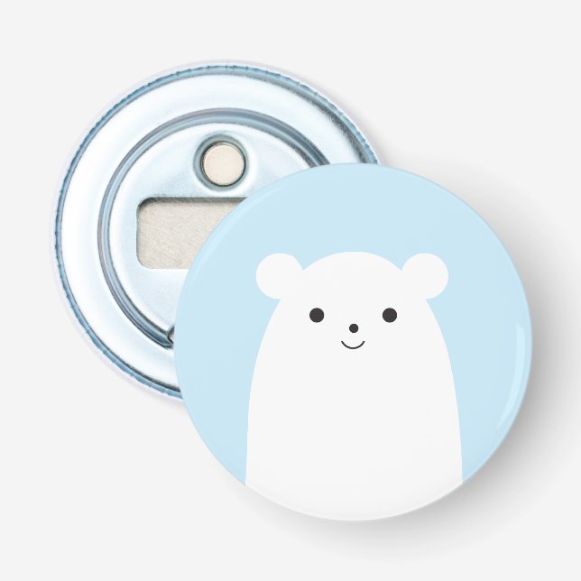 Décapsuleur Ouverture de la bouteille magnétique de l'ours pol (Devant)