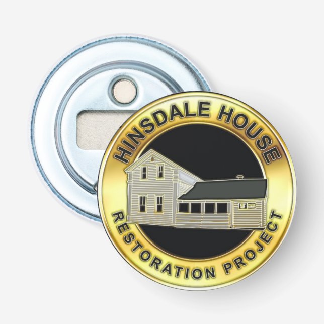 Décapsuleur Ouverture d'une bouteille de la maison Hinsdale RP (Devant)