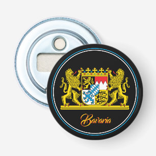 Décapsuleur Ouvrage de bouteille de drapeau bavarois, Emblème
