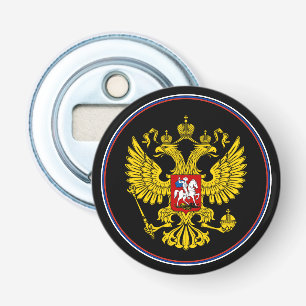 Décapsuleur Ouvrage de bouteille de drapeau russe, Emblème de