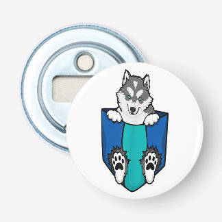 Décapsuleur Ouvrage de la bouteille à bouton Husky Lover avec 