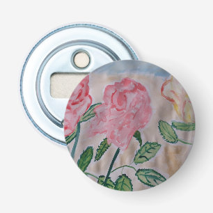 Décapsuleur Ouvrage de la bouteille de bouton Roses d'été Abst
