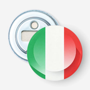 Décapsuleur Ouvrage du bouton du drapeau italien