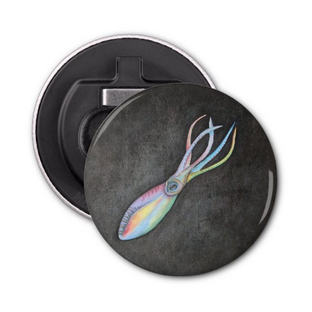 Décapsuleur Ouvreur de bouteille de calmar d'arc-en-ciel (Devant)