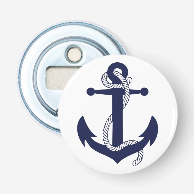 Décapsuleur ouvreur de bouteille nautique bestselling d'ancre (Devant)