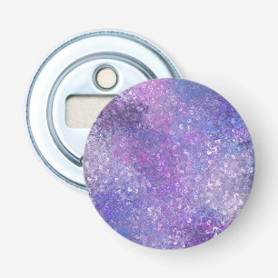 Décapsuleur Paillettes roses et violettes brillantes 