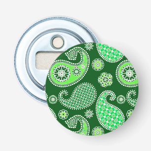 Décapsuleur Paisley motif, Emerald et Jade Green