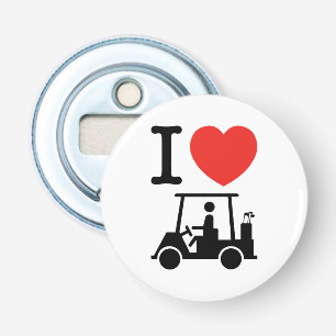 Décapsuleur Panier de golf I Heart (Love)