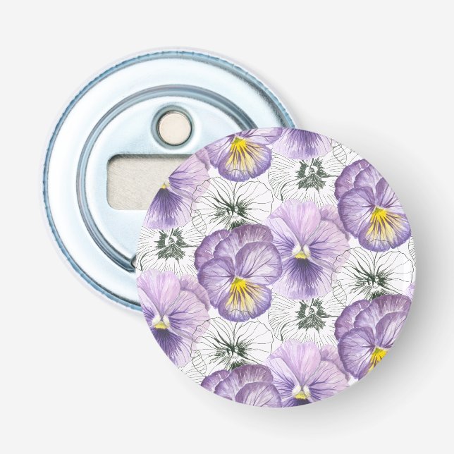 Décapsuleur Pansy motif (Devant)