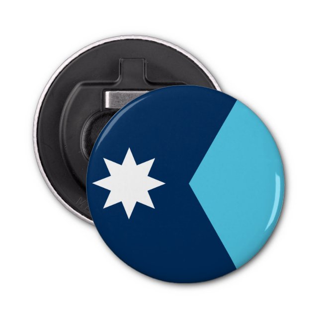 Décapsuleur Patriotic bottle opener with Flag of Minnesota, US (Devant)