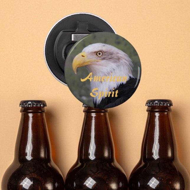 Décapsuleur Patriotisme de l'esprit américain tête d'aigle cha (In Situ Beer Bottles)