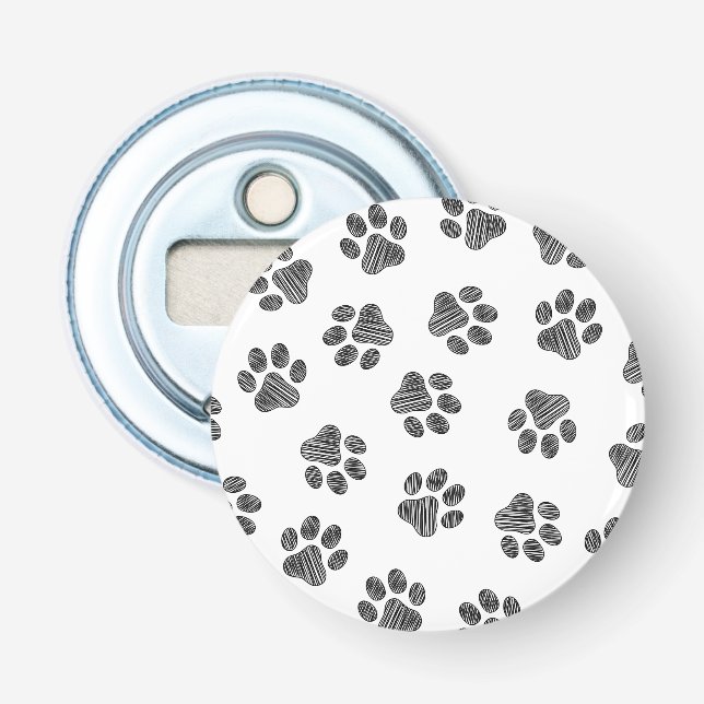 Décapsuleur Patrouilles de Doodle, Paws de Chien, Paws Noirs (Devant)