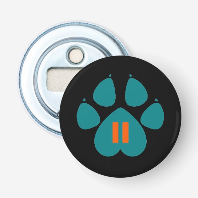 Décapsuleur Paw button bottle opener (Devant)