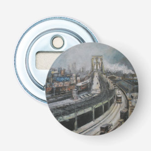 Décapsuleur Paysage urbain vintage de New York City de pont de