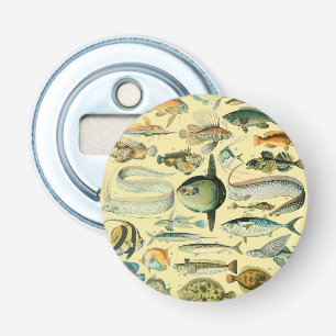 Décapsuleur Pêche scientifique vintage