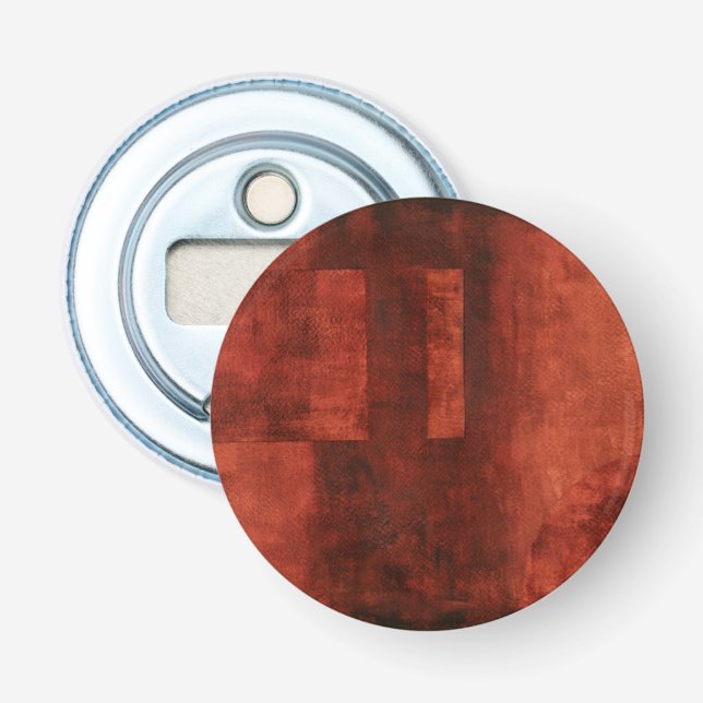 Décapsuleur Peinture de Crimson profonde avec formes géométriq (Devant)