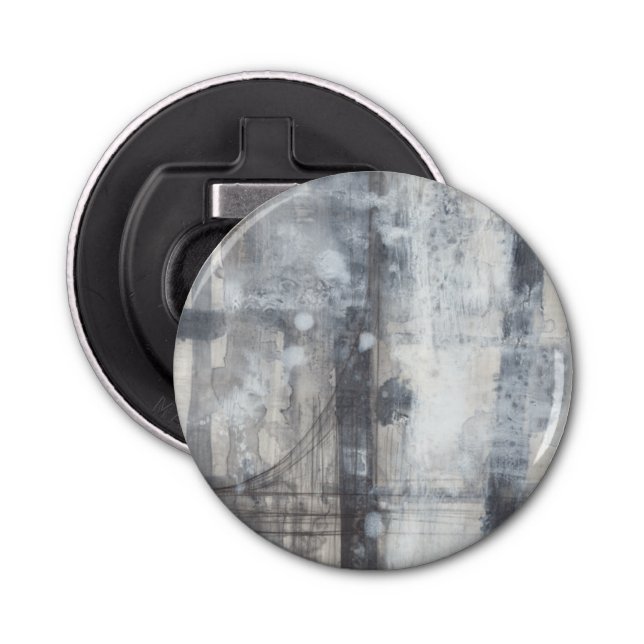 Décapsuleur Peinture gris contemporaine (Devant)