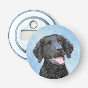 Décapsuleur Peinture Retriever recouverte de boue - Art Chien