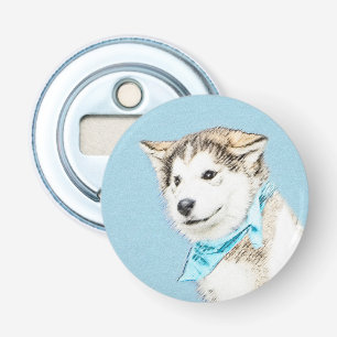 Décapsuleur Peinture Sibérienne Husky Puppy - Art Chien origin