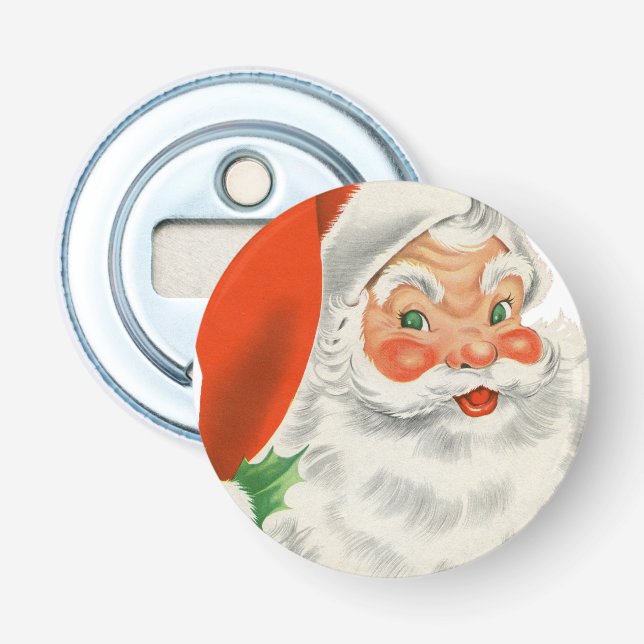 Décapsuleur Père Noël Rétro Vintage (Devant)